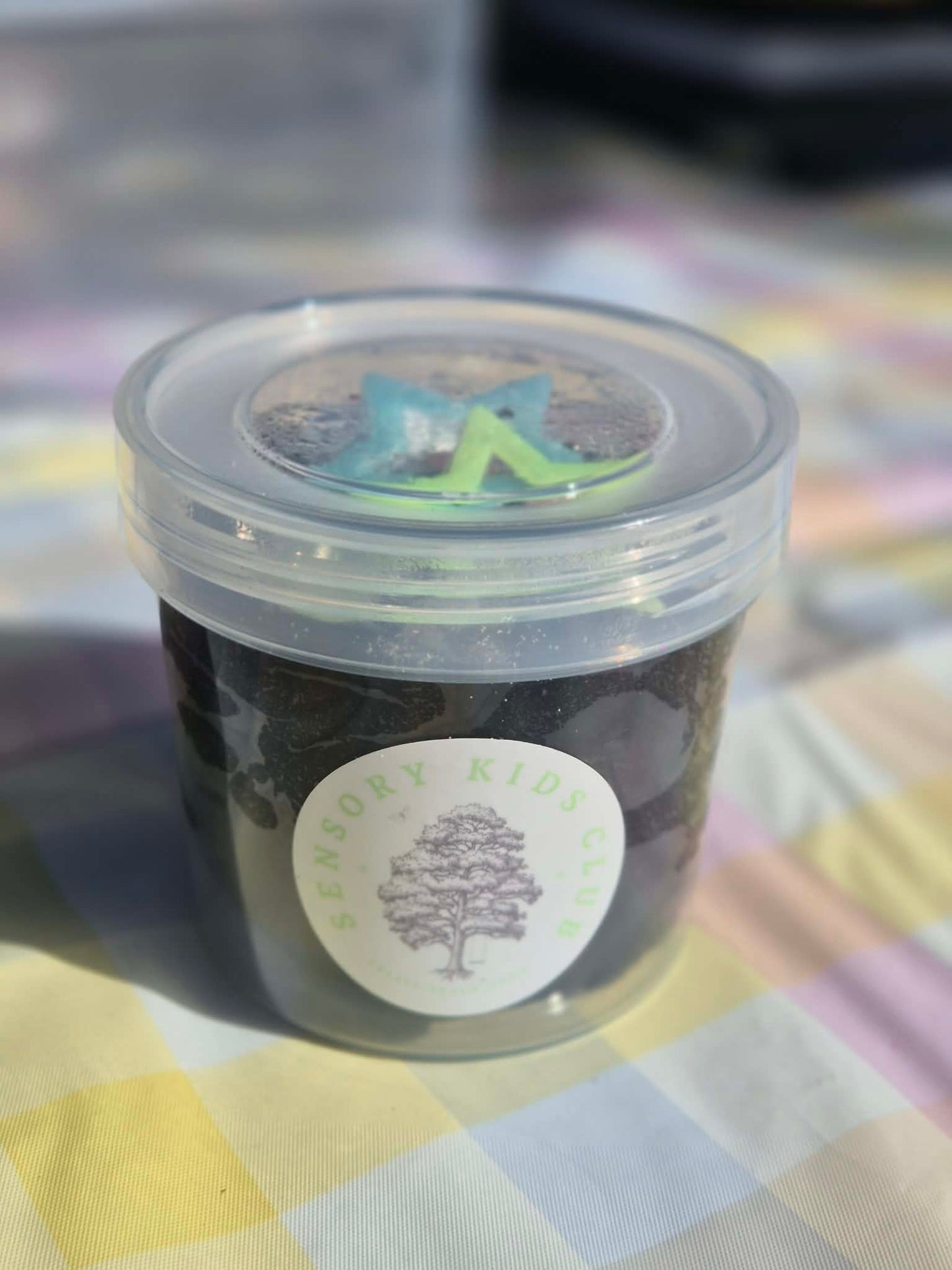 Off in Space Play-dough Sensory Tub