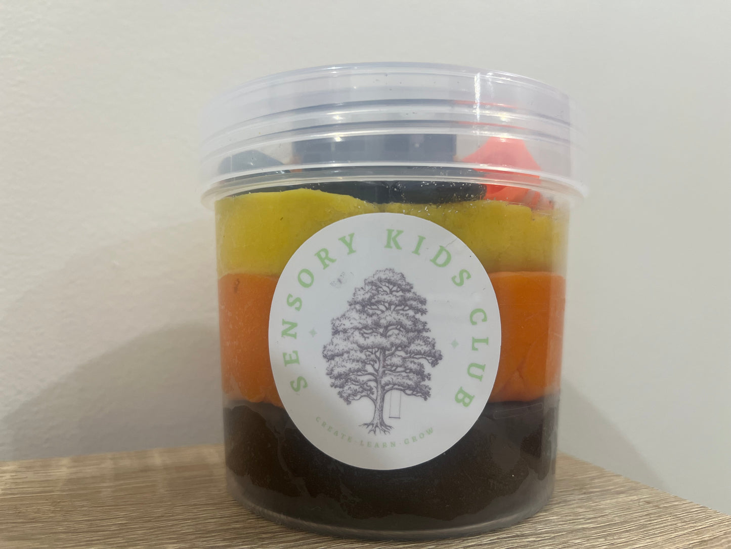 Dig Dig Dig Play-dough Sensory Jar
