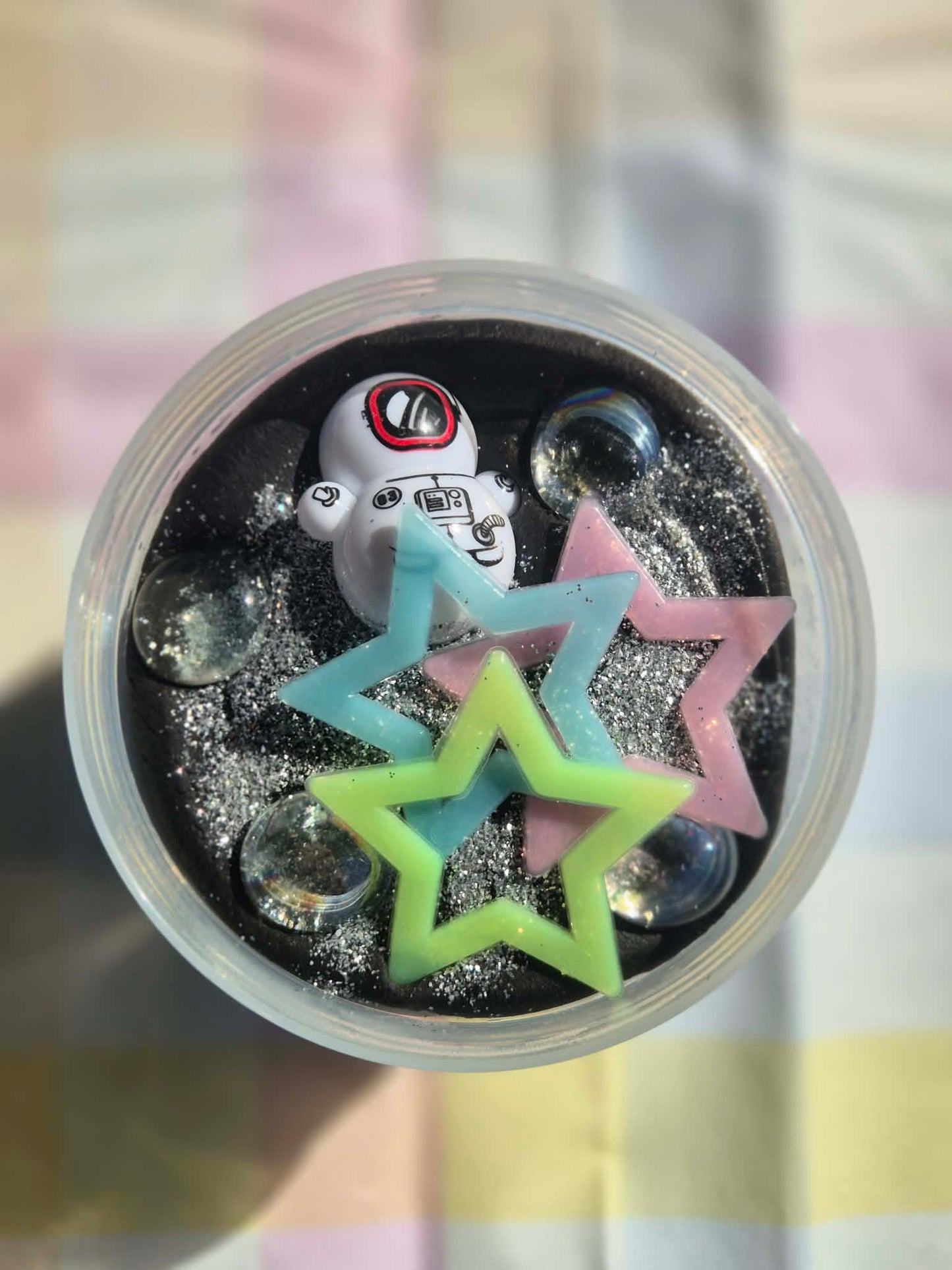 Off in Space Play-dough Sensory Tub