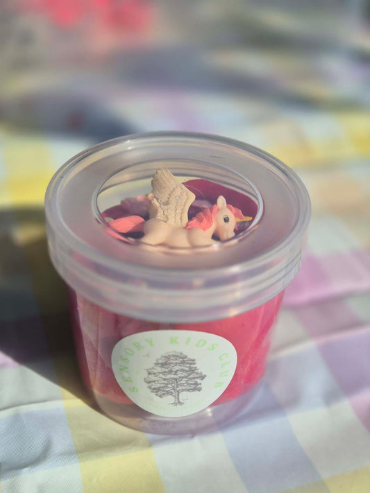 Magical Unicorn Play-dough Sensory Tub