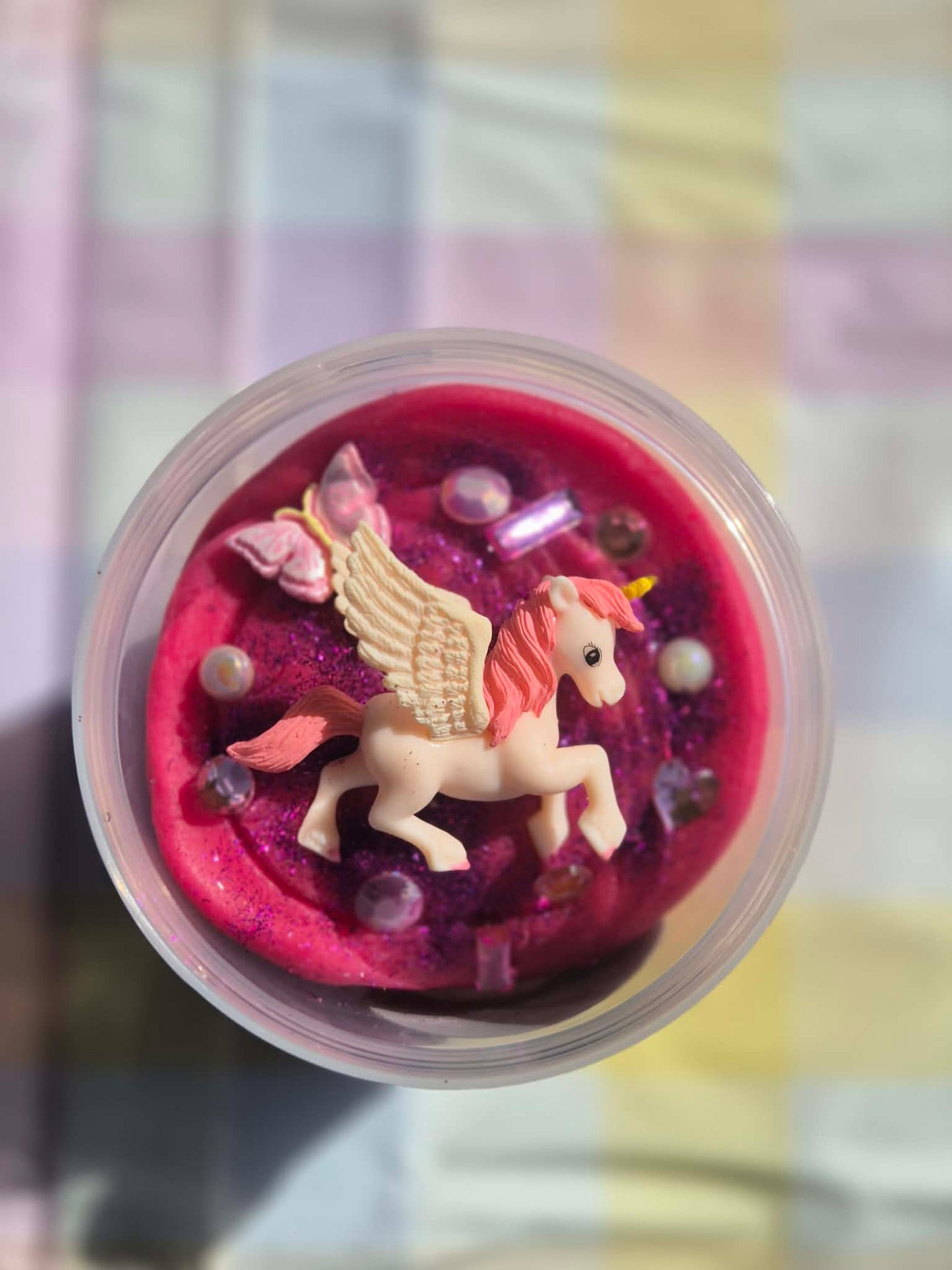 Magical Unicorn Play-dough Sensory Tub